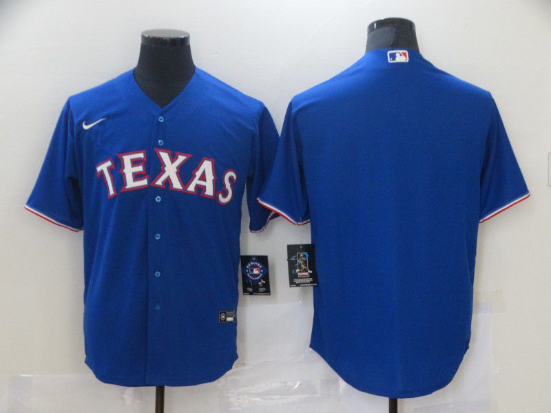Cheap Men Texas Rangers Blank Blue Game Nike MLB Jerseys